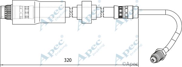 APEC BRAKING Тормозной шланг HOS4119